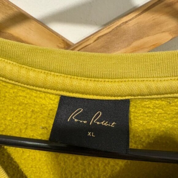 RARE RABBIT Crewneck ASHER Sweatshirt with Embroidered Logo - Picture 9 of 12